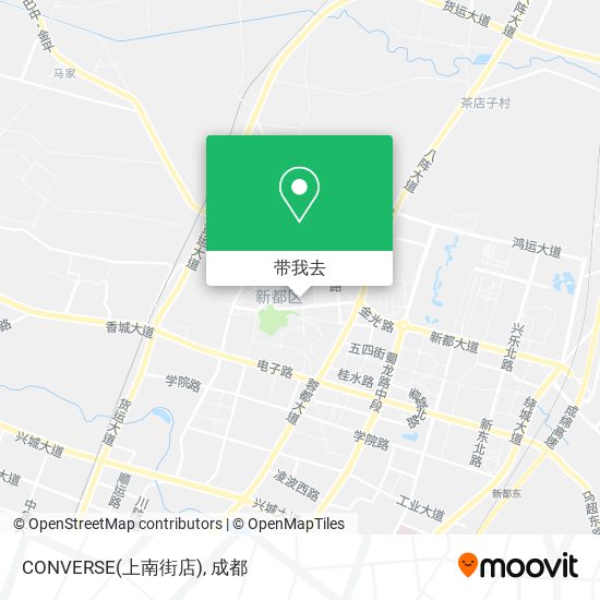 CONVERSE(上南街店)地图