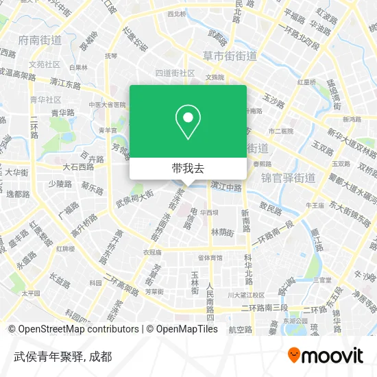 武侯青年聚驿地图