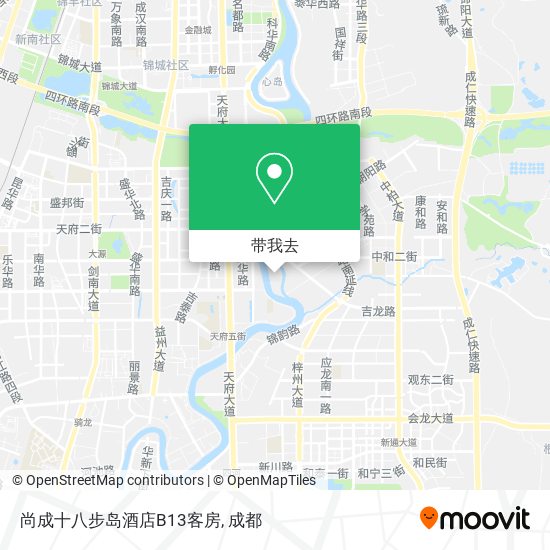 尚成十八步岛酒店B13客房地图