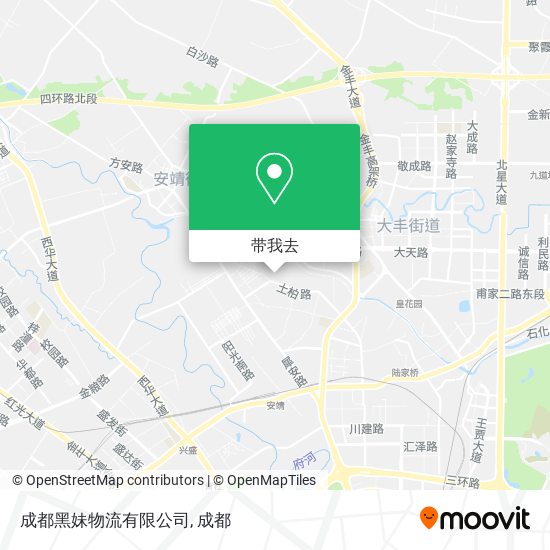 成都黑妹物流有限公司地图