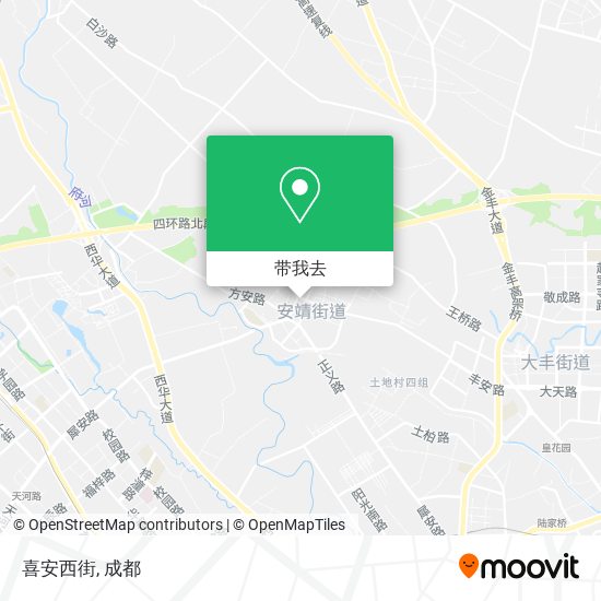喜安西街地图