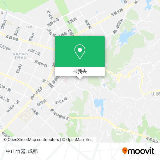 中山竹器地图