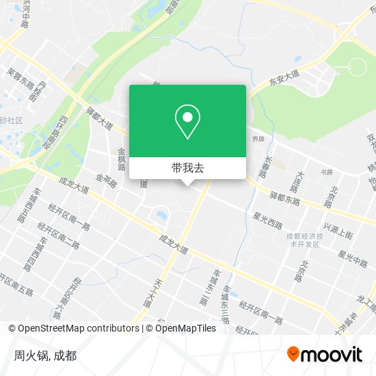 周火锅地图