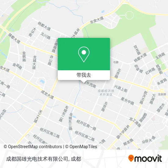 成都国雄光电技术有限公司地图