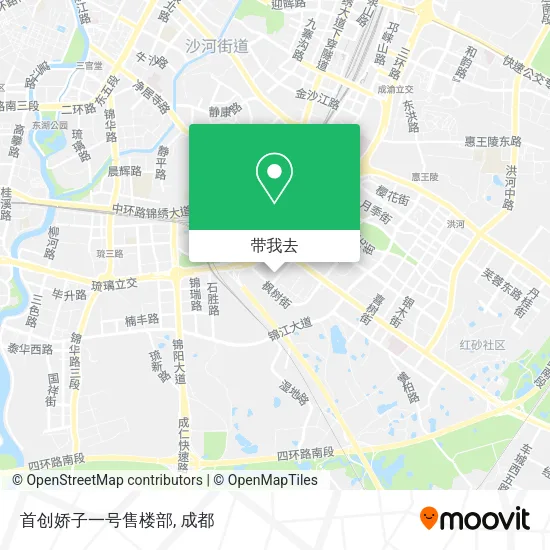 首创娇子一号售楼部地图