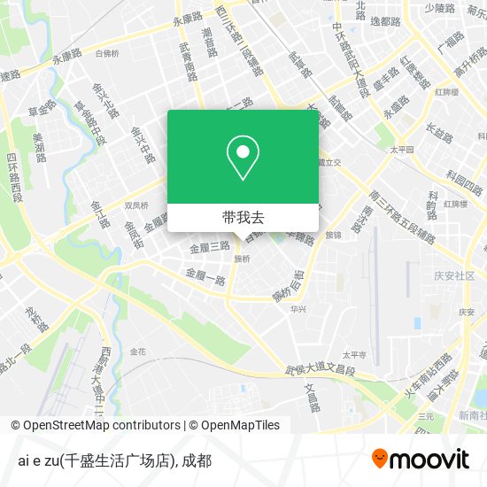 ai e zu(千盛生活广场店)地图