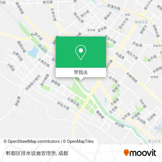 郫都区排水设施管理所地图