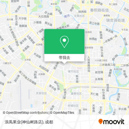 浪禹果业(神仙树路店)地图
