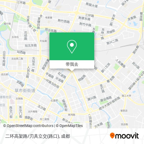 二环高架路/刃具立交(路口)地图