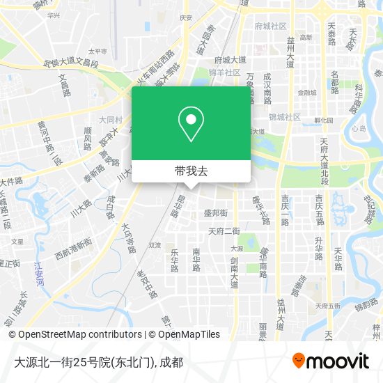大源北一街25号院(东北门)地图