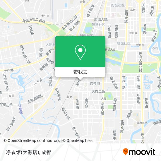 净衣馆(大源店)地图