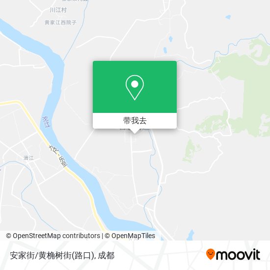 安家街/黄桷树街(路口)地图