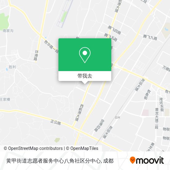 黄甲街道志愿者服务中心八角社区分中心地图