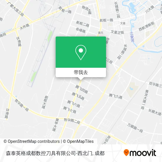 森泰英格成都数控刀具有限公司-西北门地图