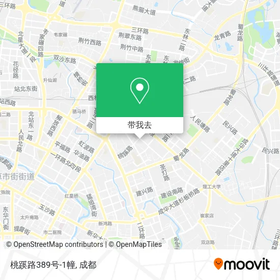 桃蹊路389号-1幢地图