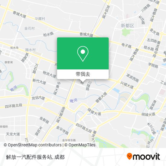 解放一汽配件服务站地图