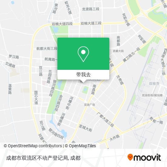 成都市双流区不动产登记局地图