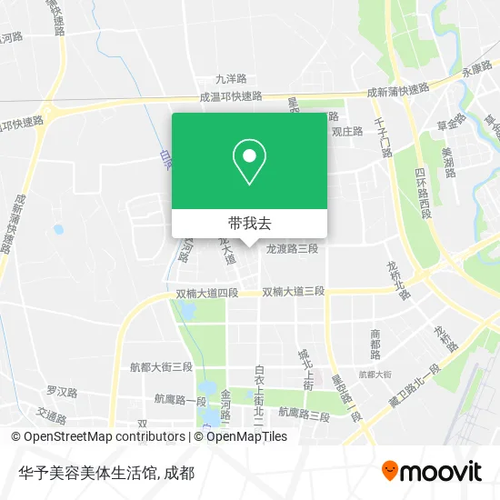 华予美容美体生活馆地图