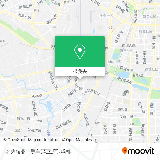 名典精品二手车(宏盟店)地图