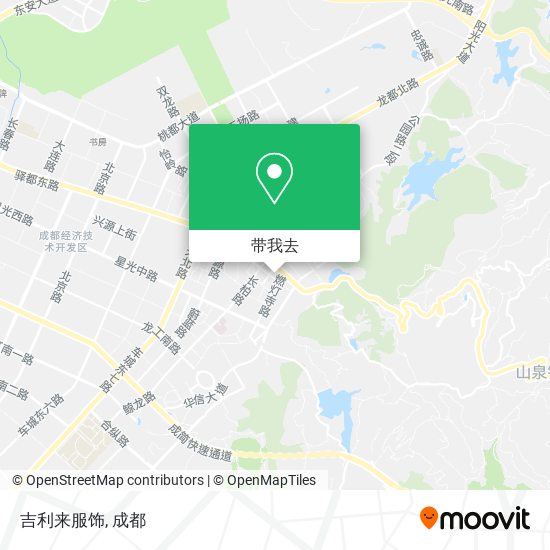 吉利来服饰地图