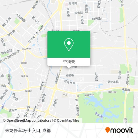 来龙停车场-出入口地图