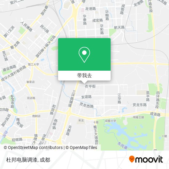 杜邦电脑调漆地图