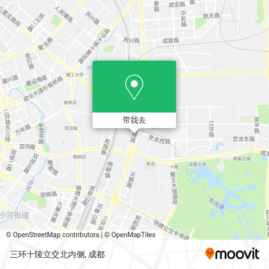 三环十陵立交北内侧地图
