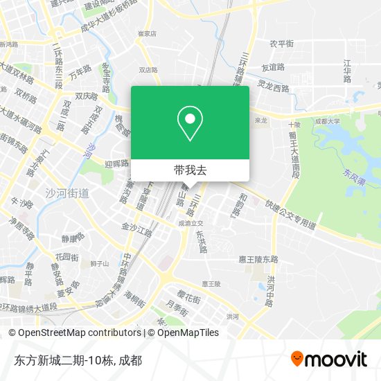 东方新城二期-10栋地图
