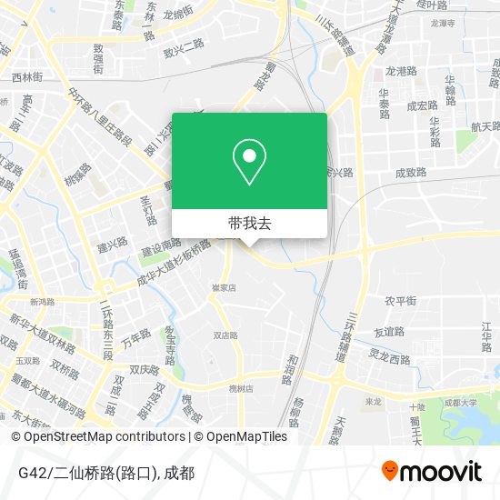 G42/二仙桥路(路口)地图
