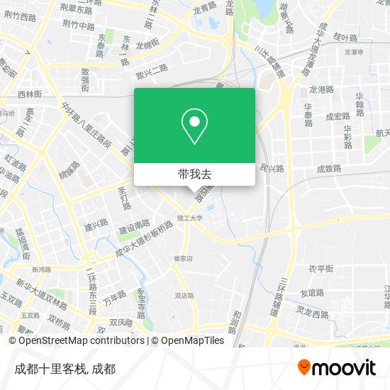 成都十里客栈地图