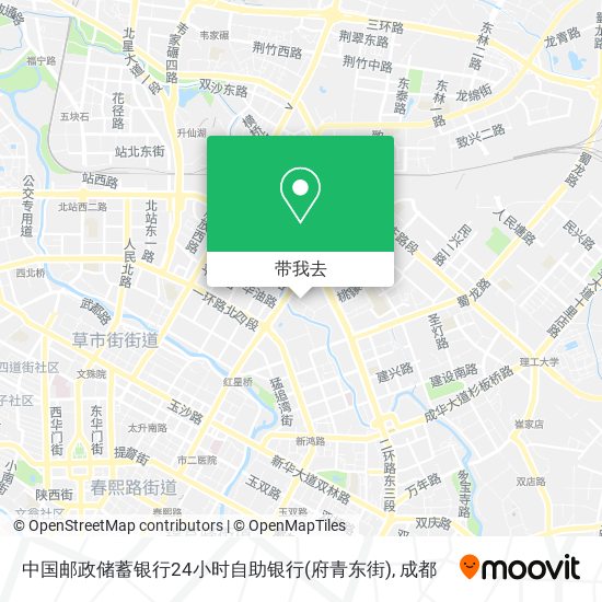 中国邮政储蓄银行24小时自助银行(府青东街)地图