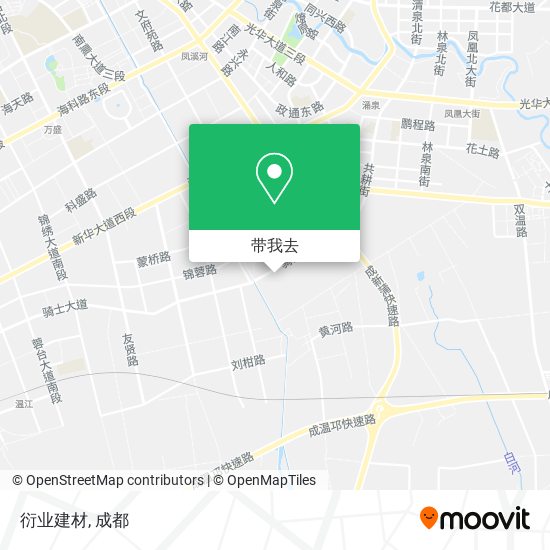 衍业建材地图