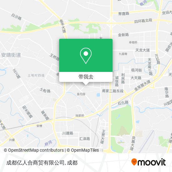 成都亿人合商贸有限公司地图