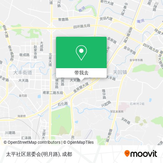 太平社区居委会(明月路)地图