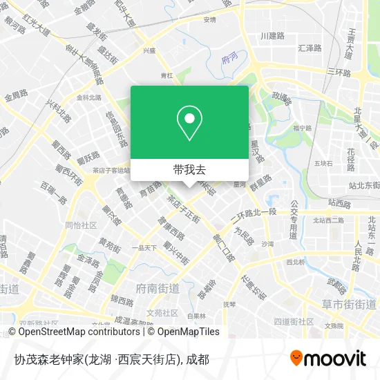协茂森老钟家(龙湖 ·西宸天街店)地图