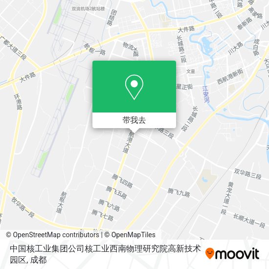 中国核工业集团公司核工业西南物理研究院高新技术园区地图