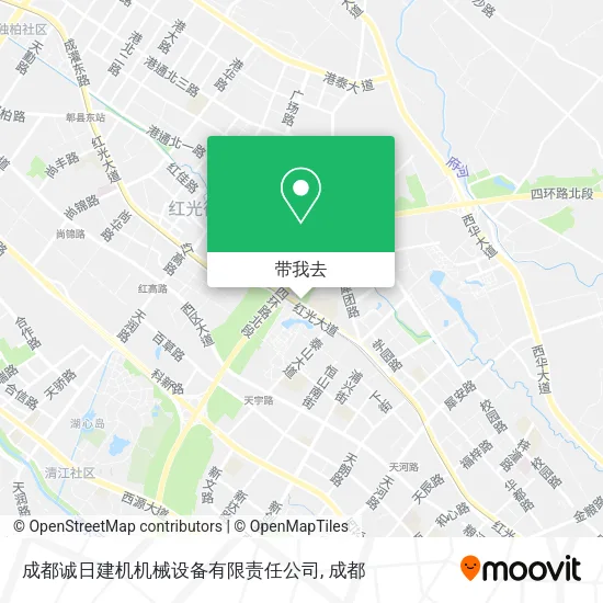 成都诚日建机机械设备有限责任公司地图
