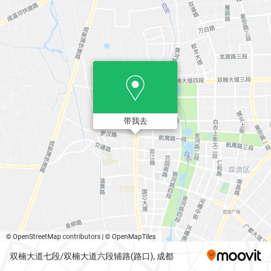 双楠大道七段/双楠大道六段辅路(路口)地图