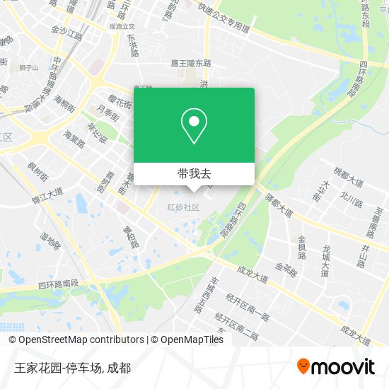 王家花园-停车场地图