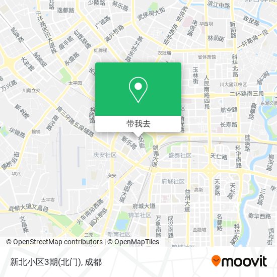 新北小区3期(北门)地图