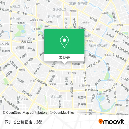 四川省公路宿舍地图