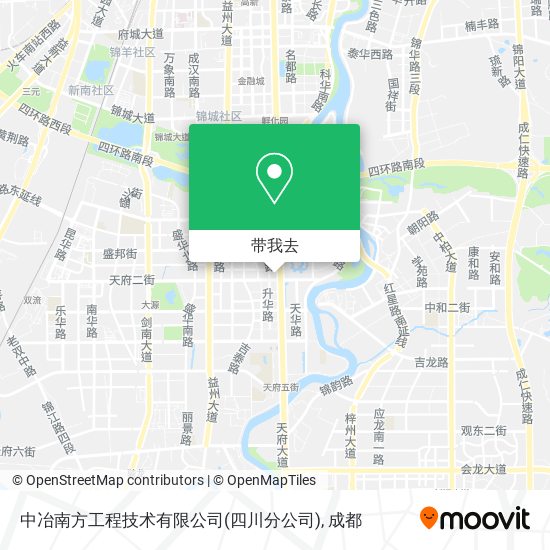 中冶南方工程技术有限公司(四川分公司)地图