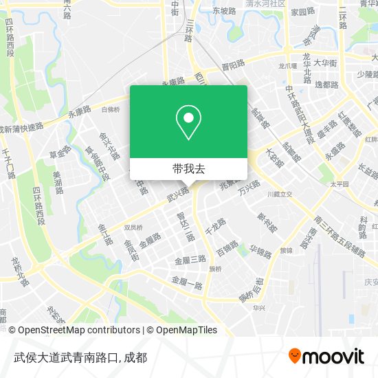 武侯大道武青南路口地图