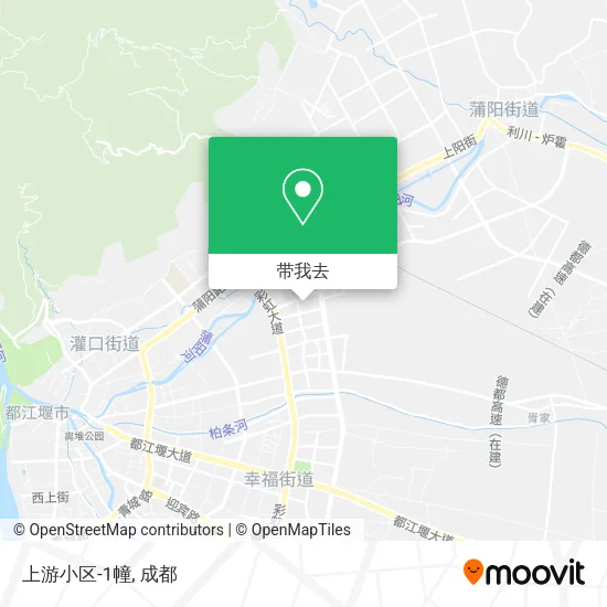 上游小区-1幢地图