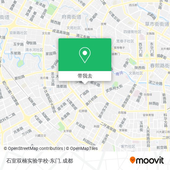 石室双楠实验学校-东门地图