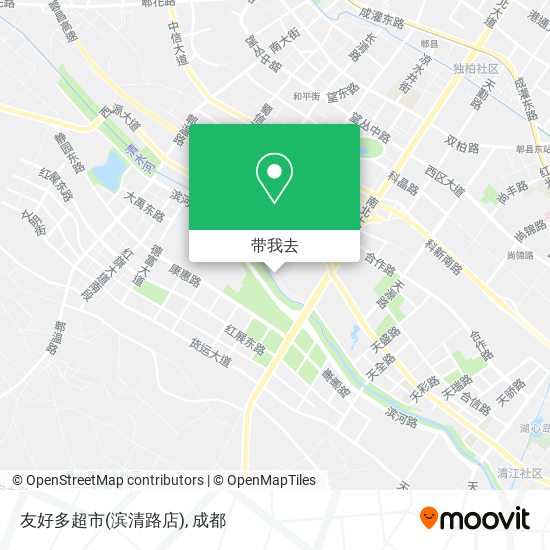 友好多超市(滨清路店)地图