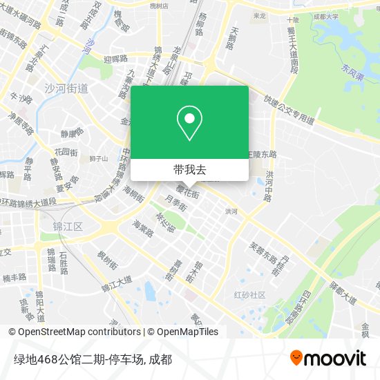 绿地468公馆二期-停车场地图