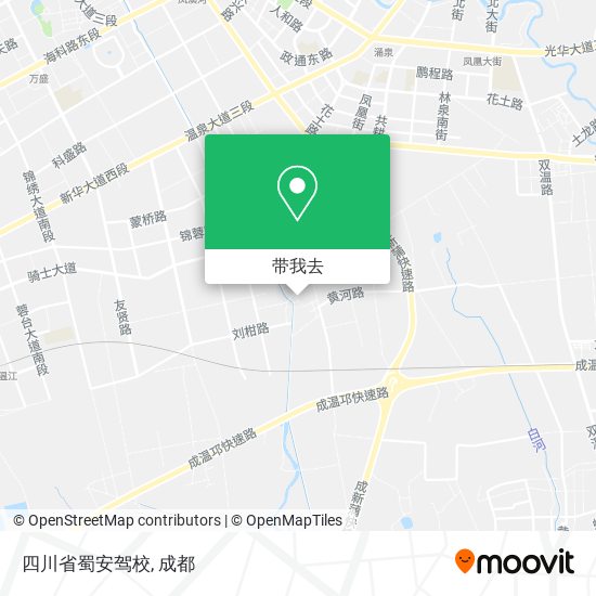 四川省蜀安驾校地图