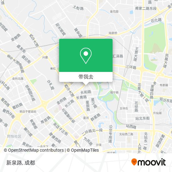 新泉路地图