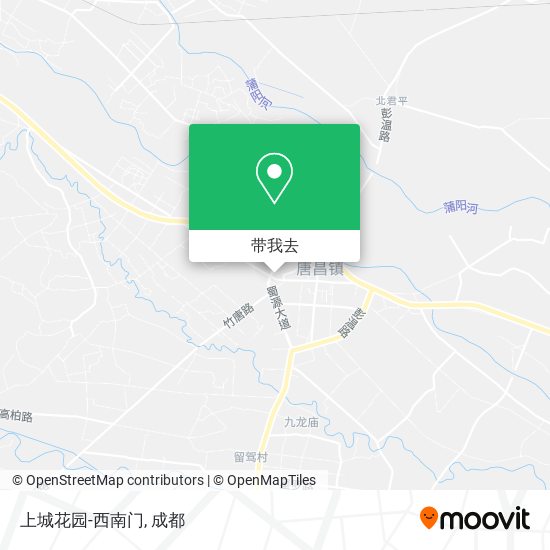 上城花园-西南门地图